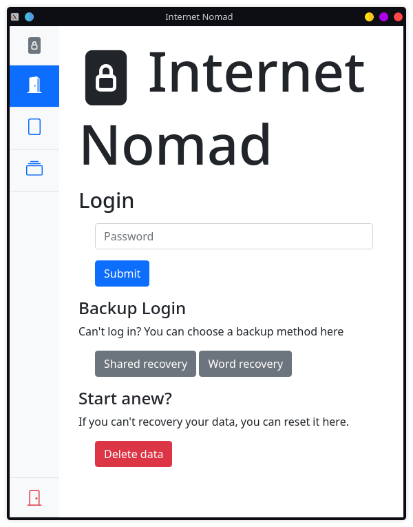 Internet Nomad Login